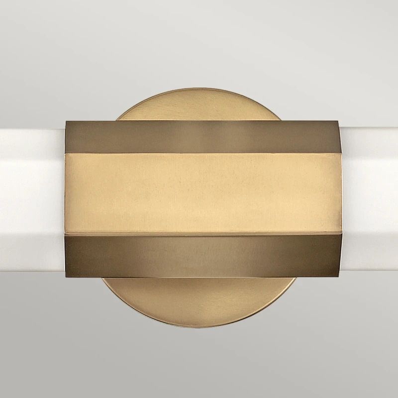 Hinkley LED Badkamerarmatuur Facet | 12W 3000K 2160Lm 830 | IP44 | Heritage Brass