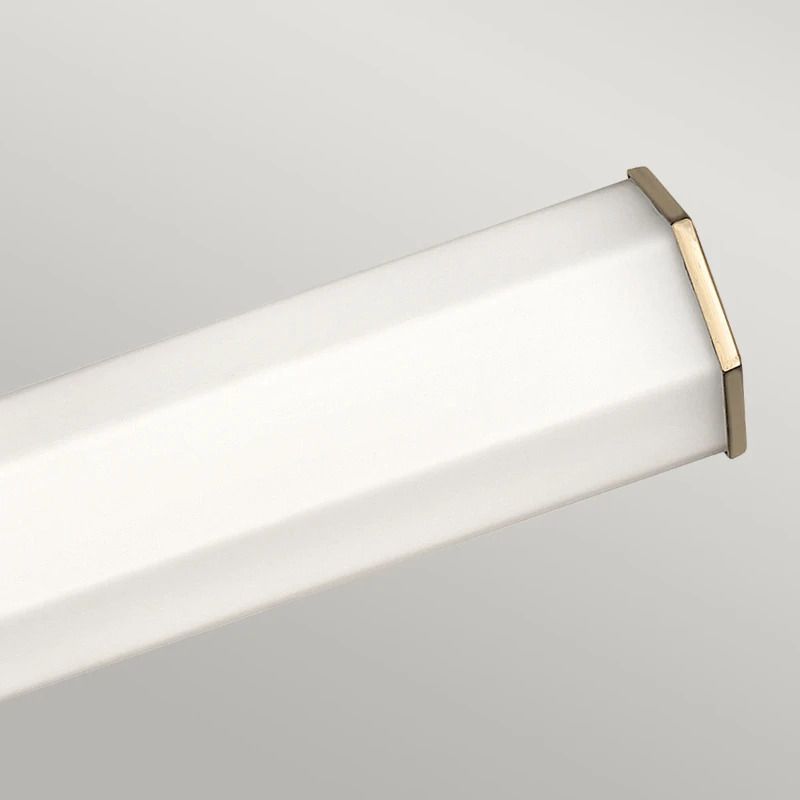 Hinkley LED Badkamerarmatuur Facet | 12W 3000K 2160Lm 830 | IP44 | Heritage Brass