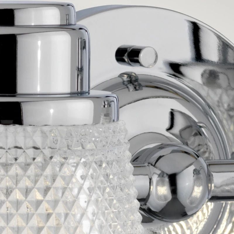 Quintiesse LED Badkamerarmatuur Hudson | 3W 3000K 300Lm 830 | IP44 | Dimbaar | Polished Chrome