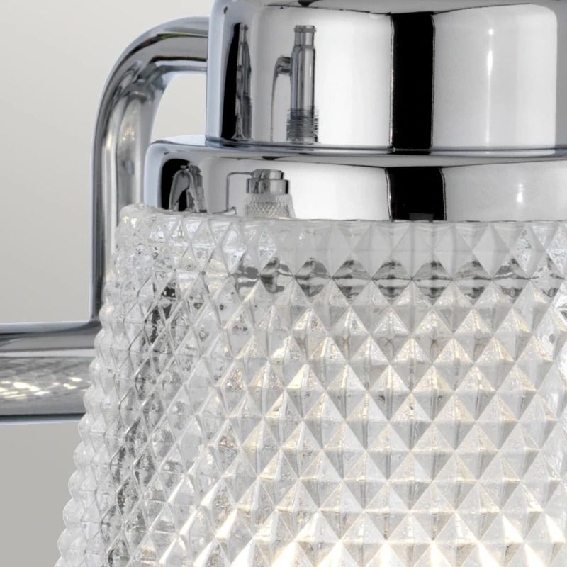 Quintiesse LED Badkamerarmatuur Hudson | 3W 3000K 300Lm 830 | IP44 | Dimbaar | Polished Chrome