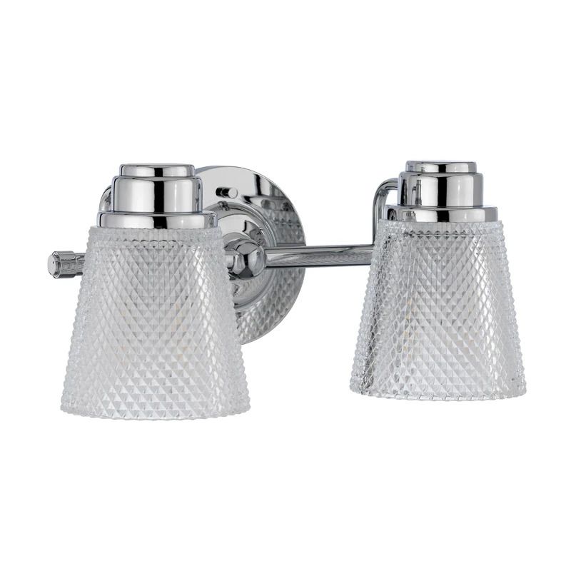 Quintiesse LED Badkamerarmatuur Hudson | 3W 3000K 300Lm 830 | IP44 | Dimbaar | Polished Chrome