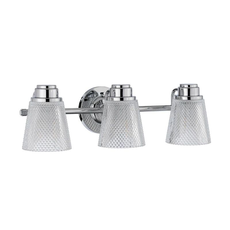 Quintiesse LED Badkamerarmatuur Hudson | 3W 3000K 300Lm 830 | IP44 | Dimbaar | Polished Chrome