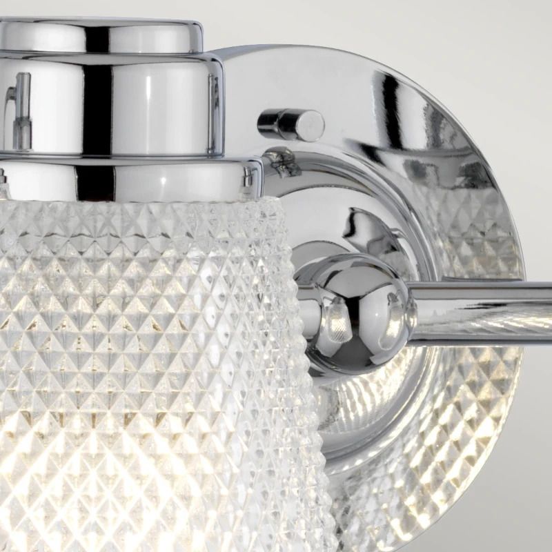 Quintiesse LED Badkamerarmatuur Hudson | 3W 3000K 300Lm 830 | IP44 | Dimbaar | Polished Chrome