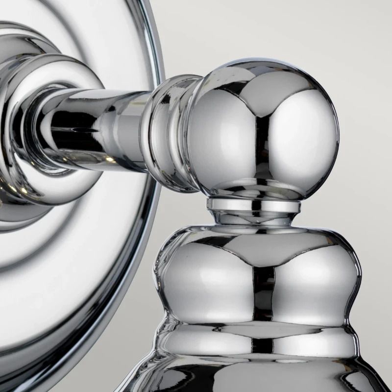 Quintiesse LED Badkamerarmatuur Keynes | 3W 3000K 300Lm 830 | IP44 | Dimbaar | Polished Chrome