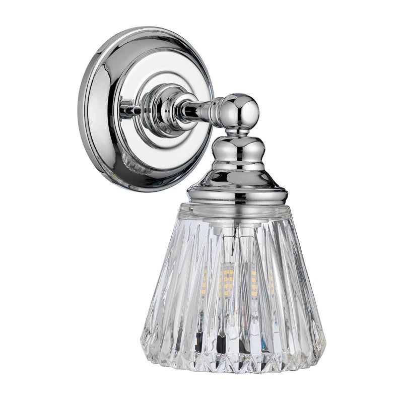 Quintiesse LED Badkamerarmatuur Keynes | 3W 3000K 300Lm 830 | IP44 | Dimbaar | Polished Chrome