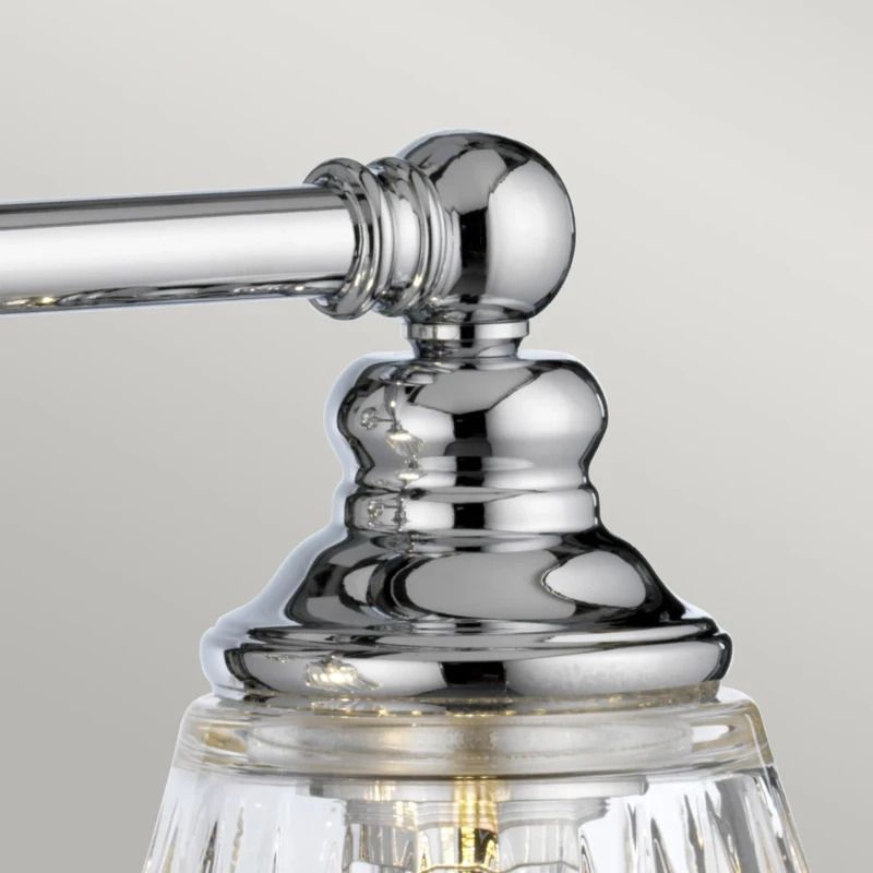 Quintiesse LED Badkamerarmatuur Keynes | 3W 3000K 300Lm 830 | IP44 | Dimbaar | Polished Chrome