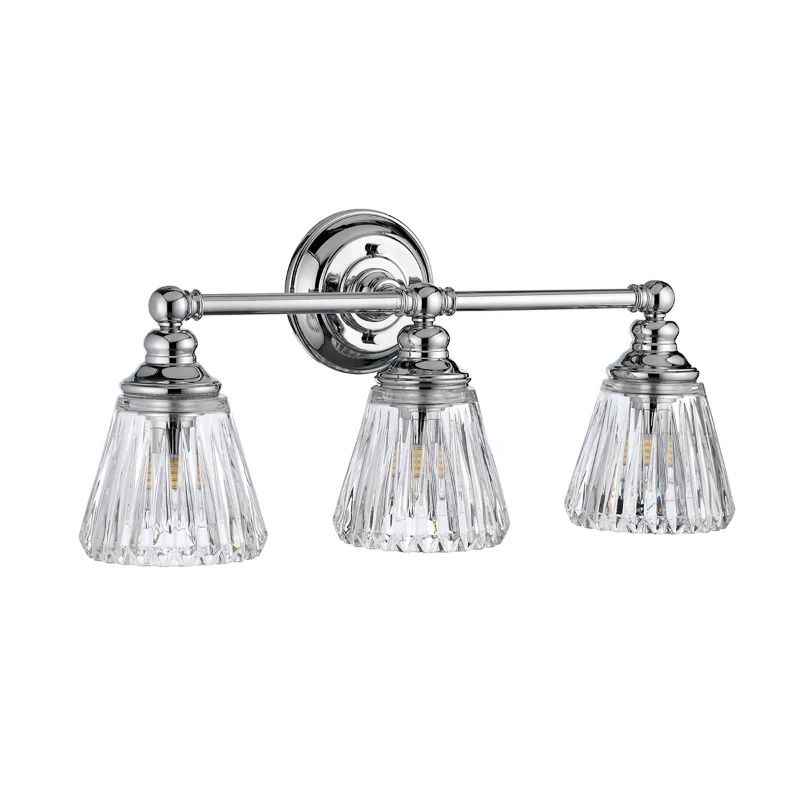 Quintiesse LED Badkamerarmatuur Keynes | 3W 3000K 300Lm 830 | IP44 | Dimbaar | Polished Chrome