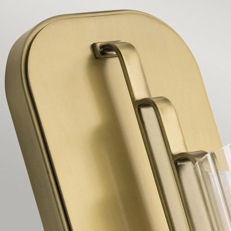 Kichler LED Wandlamp Kimrose | 1X E14 Max 40W | Brushed Natural Brass