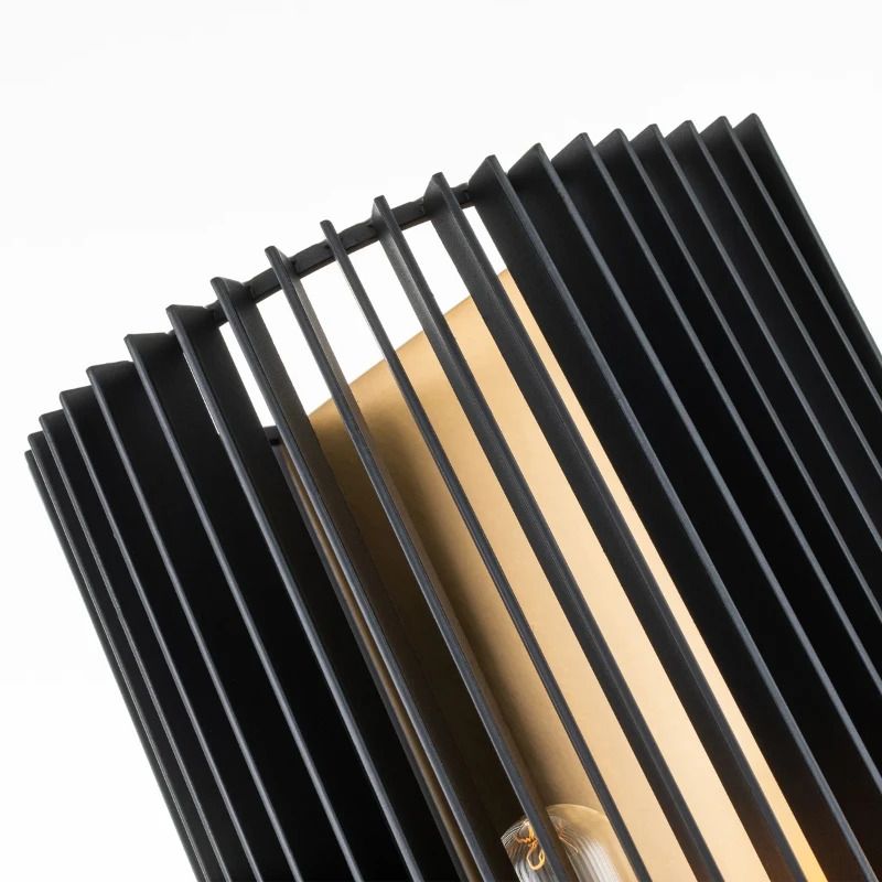 Kichler LED Wandlamp Linara | 1X E27 Max 60W | Black & Natural Brass