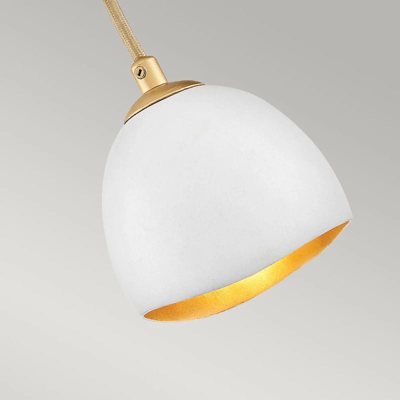 Lisa McDennon by Hinkley LED Wandlamp Nula | 1X E14 Max 40W | Shell White & Luxe Gold