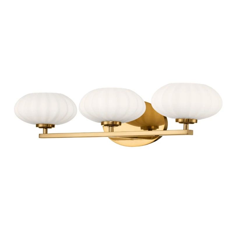 Kichler LED Wandlamp Pim | 3W 3000K 300Lm 830 | IP44 | Dimbaar | Fox Gold