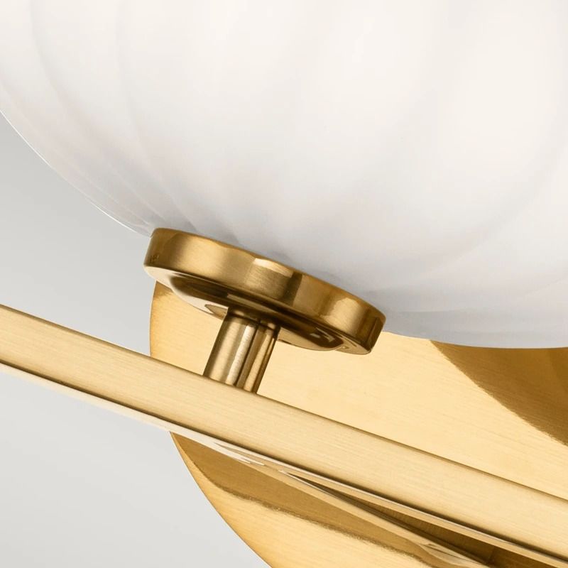 Kichler LED Wandlamp Pim | 3W 3000K 300Lm 830 | IP44 | Dimbaar | Fox Gold