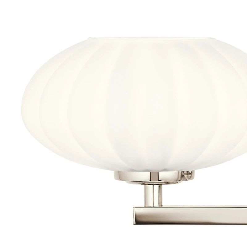 Kichler LED Wandlamp Pim | 3W 3000K 300Lm 830 | IP44 | Dimbaar | Polished Chrome