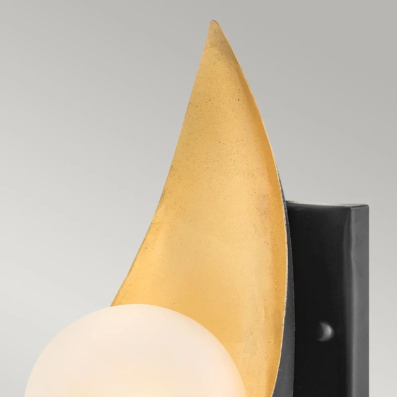 Lisa McDennon by Hinkley LED Wandlamp Ren | 3W 3000K 300Lm 830 | Dimbaar | Matte Black & Gold