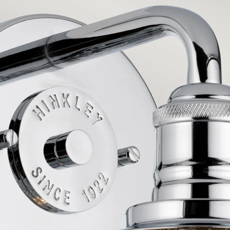 Hinkley LED Badkamerarmatuur Rigby | 1X E27 Max 40W | IP44 | Polished Chrome