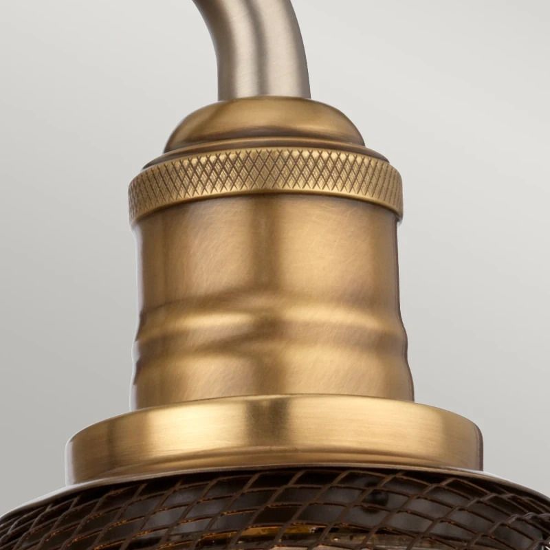Hinkley LED Badkamerarmatuur Rigby | 2X E27 Max 40W | IP44 | Antique Nickel & Heritage Brass