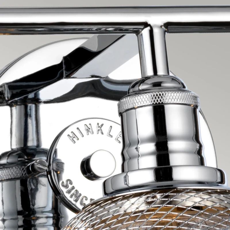 Hinkley LED Badkamerarmatuur Rigby | 3X E27 Max 40W | IP44 | Polished Chrome