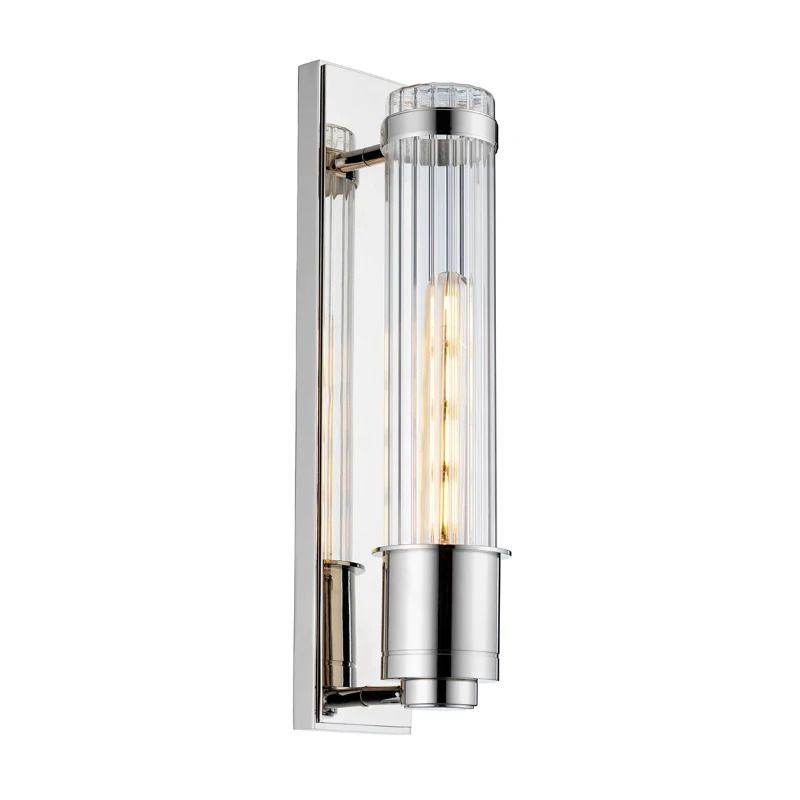 Quintiesse LED Wandlamp Wellington | 60W 3000K 820Lm 830 | IP44 | Dimbaar | Polished Chrome