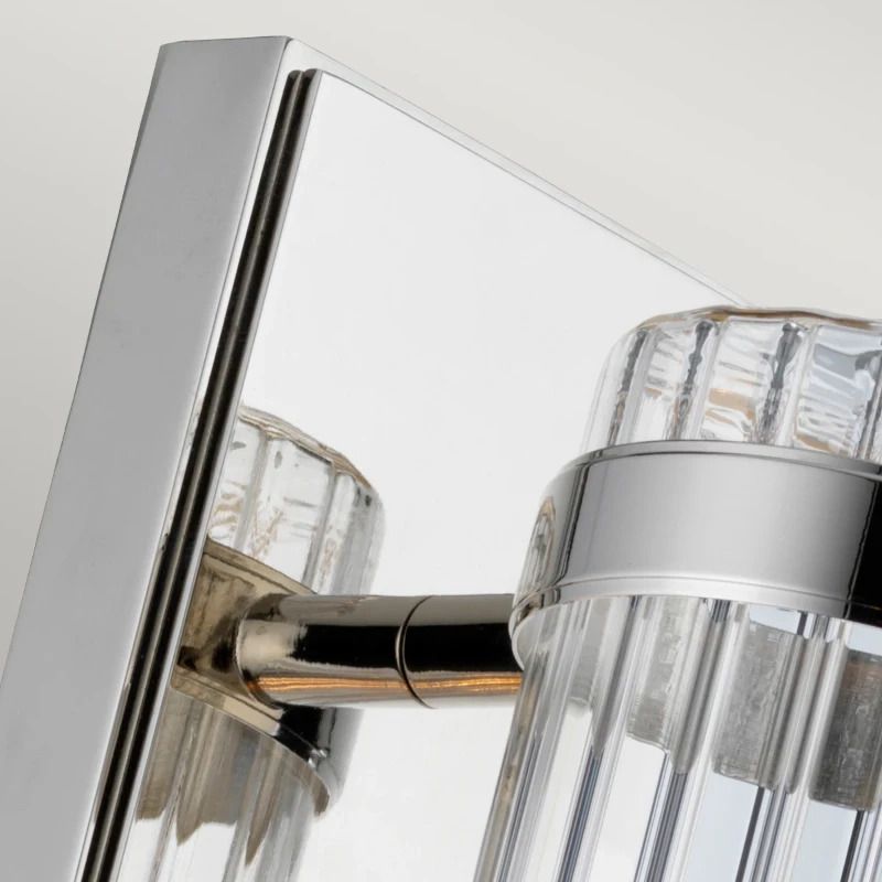 Quintiesse LED Wandlamp Wellington | 60W 3000K 820Lm 830 | IP44 | Dimbaar | Polished Chrome