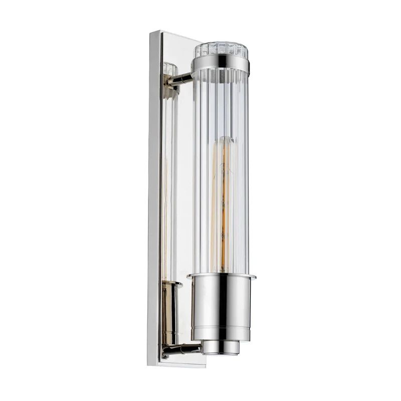 Quintiesse LED Wandlamp Wellington | 60W 3000K 820Lm 830 | IP44 | Dimbaar | Polished Chrome
