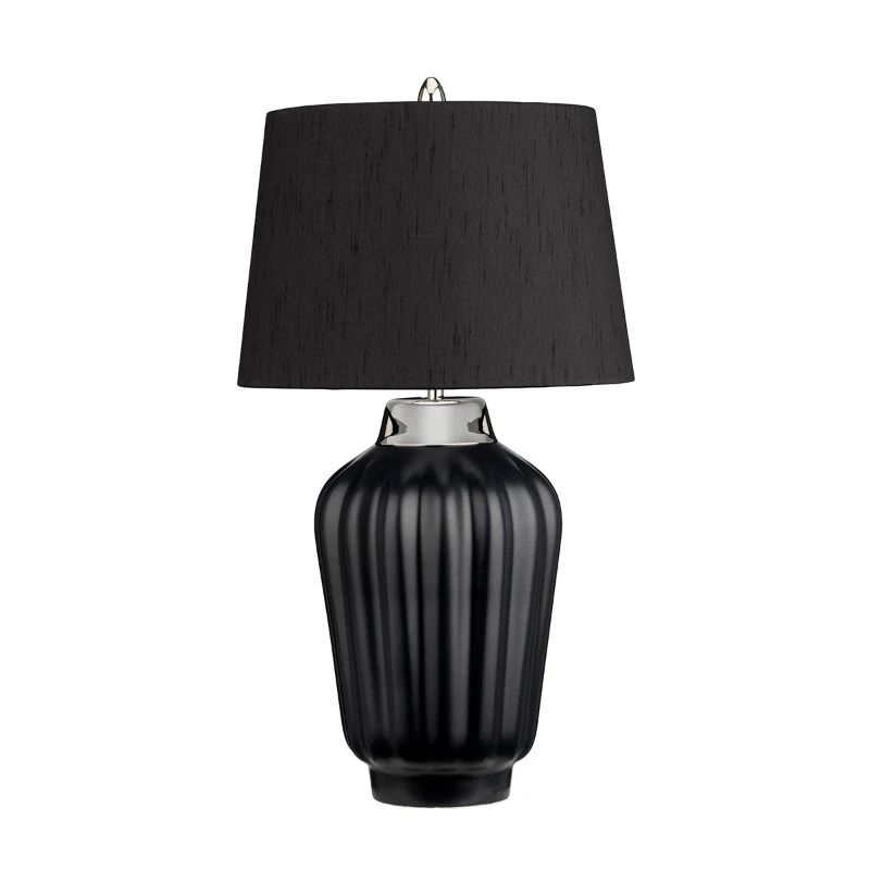 Quintiesse LED Tafellamp Bexley | 1X E27 Max 60W | Black & Polished Nickel