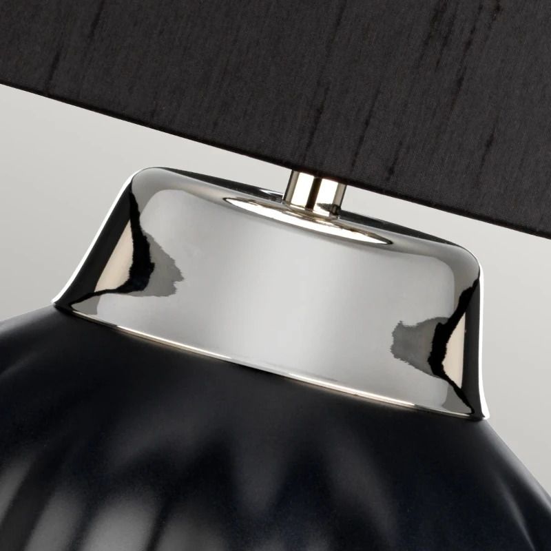 Quintiesse LED Tafellamp Bexley | 1X E27 Max 60W | Black & Polished Nickel