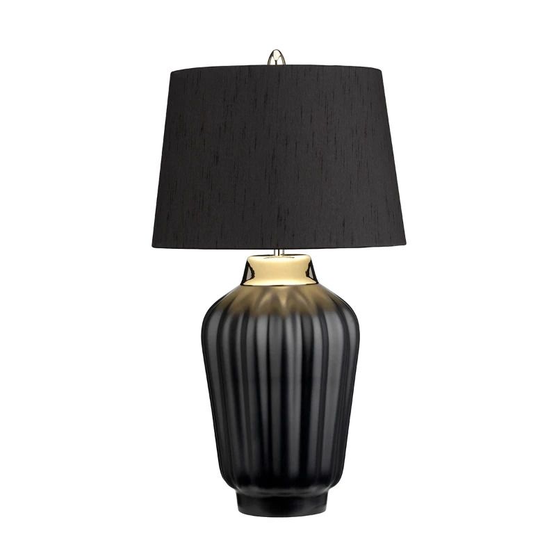 Quintiesse LED Tafellamp Bexley | 1X E27 Max 60W | Black & Polished Nickel