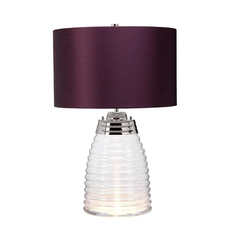 Quintiesse LED Tafellamp Milne | E27 60W 3000K 620Lm 830 | Polished Nickel