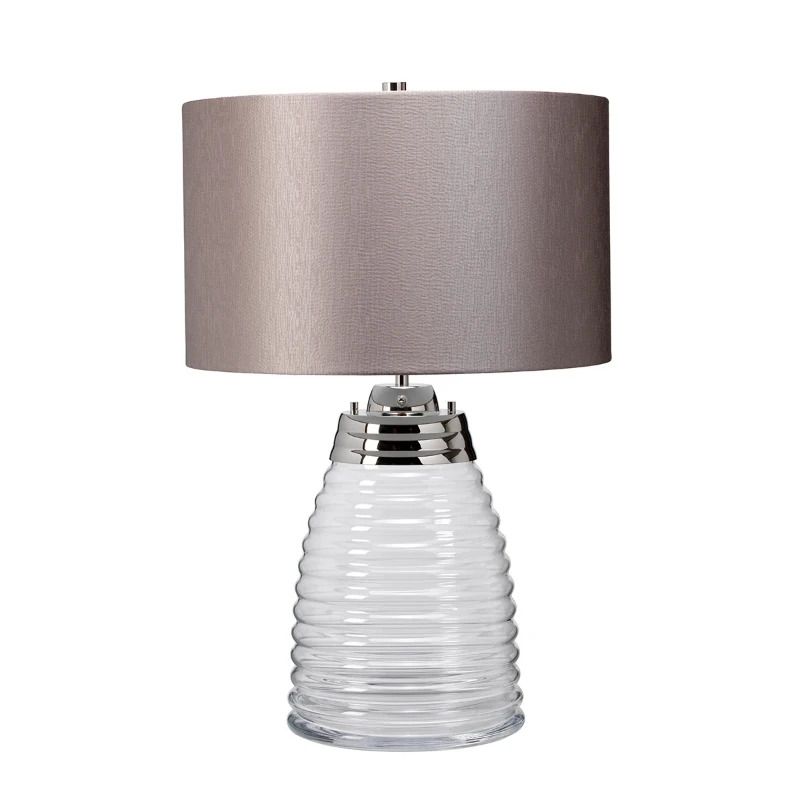 Quintiesse LED Tafellamp Milne | E27 60W 3000K 620Lm 830 | Polished Nickel