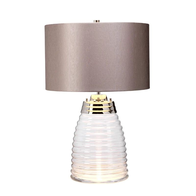 Quintiesse LED Tafellamp Milne | E27 60W 3000K 620Lm 830 | Polished Nickel