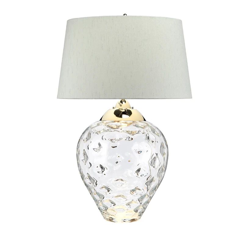 Quintiesse LED Tafellamp Samara | E27 60W 3000K 620Lm 830 | Polished Nickel