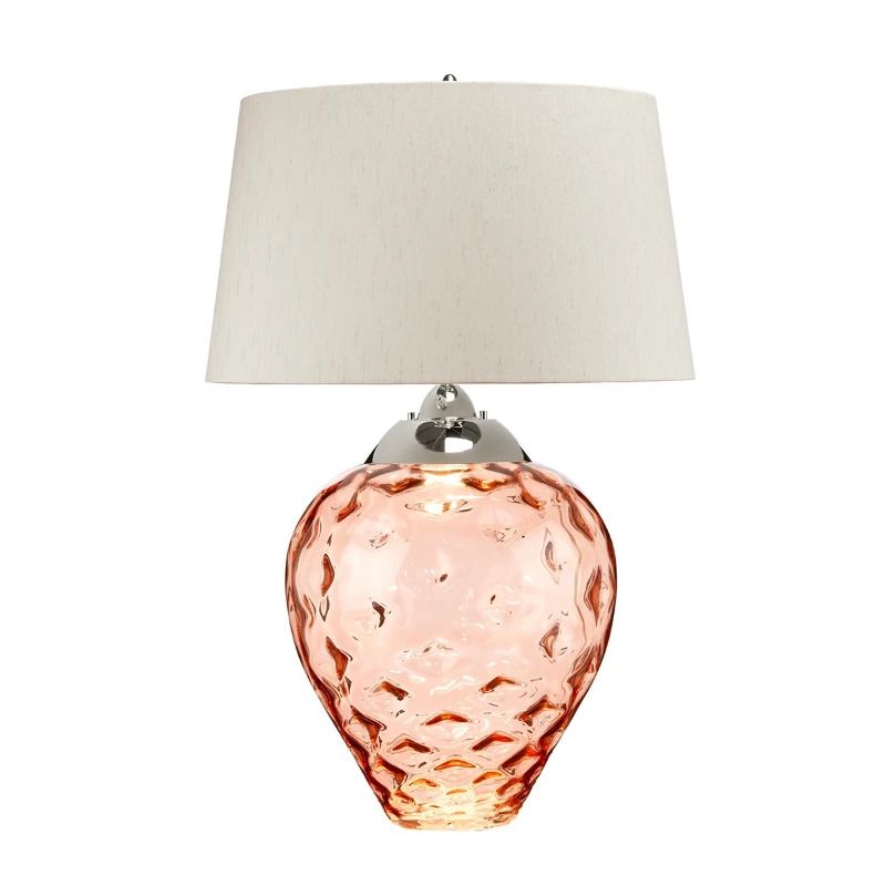 Quintiesse LED Tafellamp Samara | E27 60W 3000K 620Lm 830 | Polished Nickel