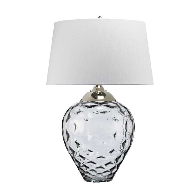 Quintiesse LED Tafellamp Samara | E27 60W 3000K 620Lm 830 | Polished Nickel
