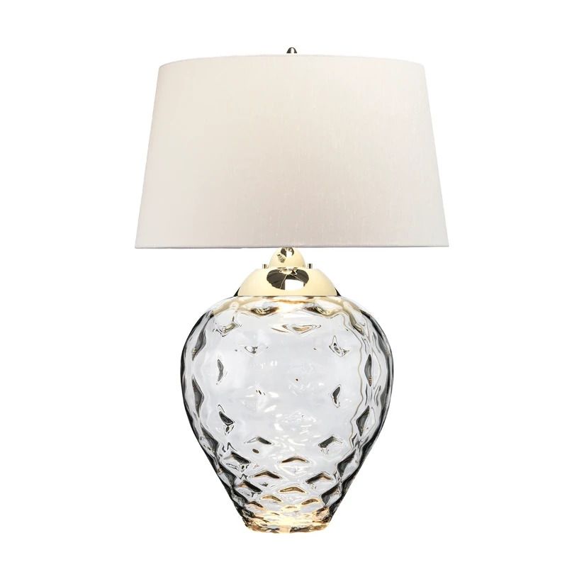 Quintiesse LED Tafellamp Samara | E27 60W 3000K 620Lm 830 | Polished Nickel