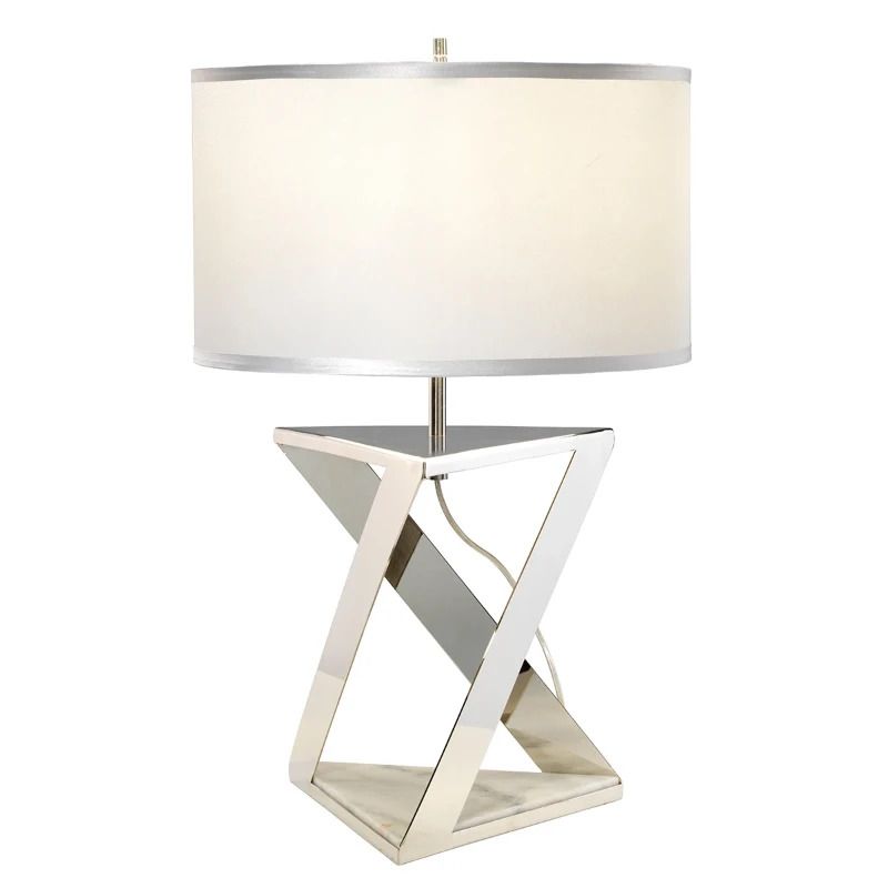 Elstead Lighting LED Tafellamp Aegeus | 1X E27 Max 60W | Polished Nickel