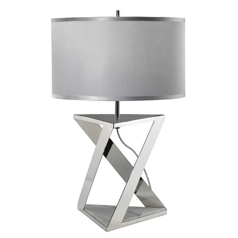 Elstead Lighting LED Tafellamp Aegeus | 1X E27 Max 60W | Polished Nickel