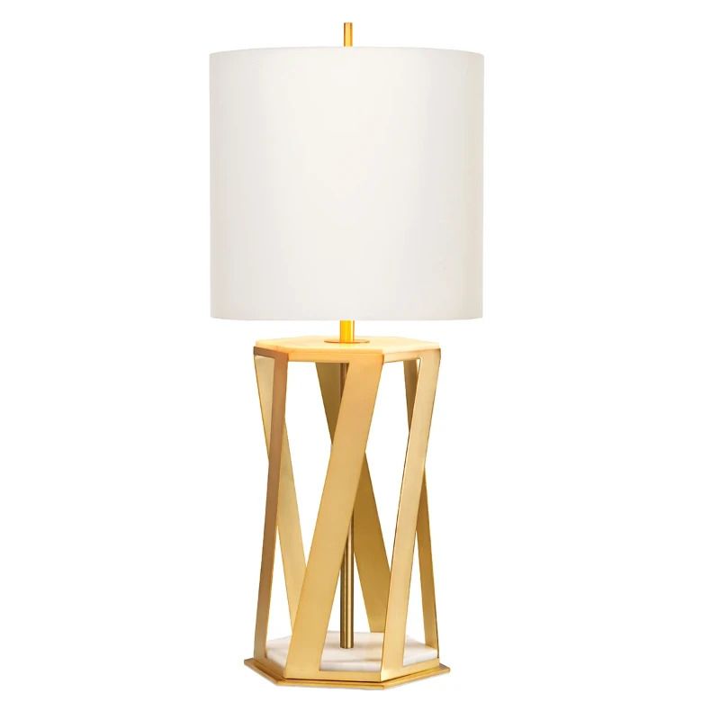 Elstead Lighting LED Tafellamp Apollo | 1X E27 Max 60W | Brushed Brass