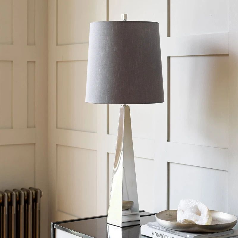 Elstead Lighting LED Tafellamp Ascent | 1X E27 Max 60W | Polished Nickel