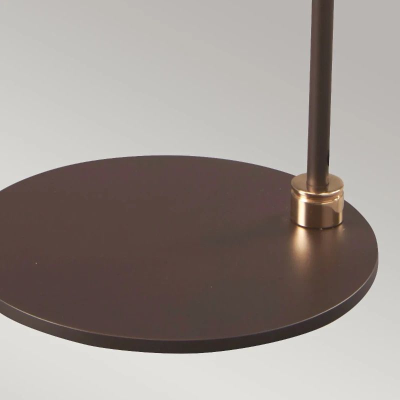 Elstead Lighting LED Tafellamp Balance | 1X E27 Max 60W | Brown/Polished Brass