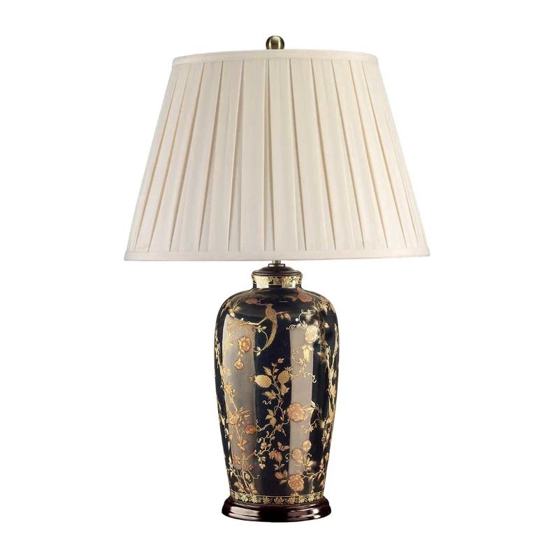 Elstead Lighting LED Tafellamp Black Birds | 1X E27 Max 60W | Black and Gold