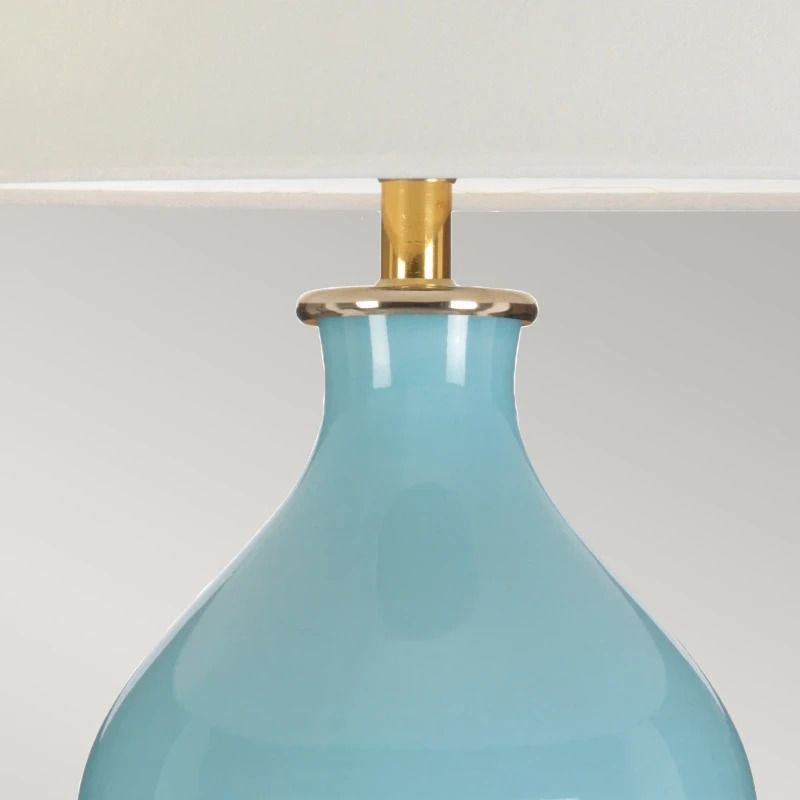 Designer's Lightbox LED Tafellamp Harbin | 1X E27 Max 60W | Duck Egg Blue