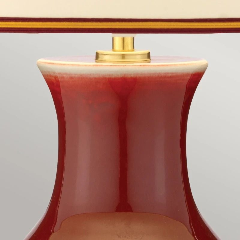 Elstead Lighting LED Tafellamp Oxblood | 1X E27 Max 60W | Oxblood