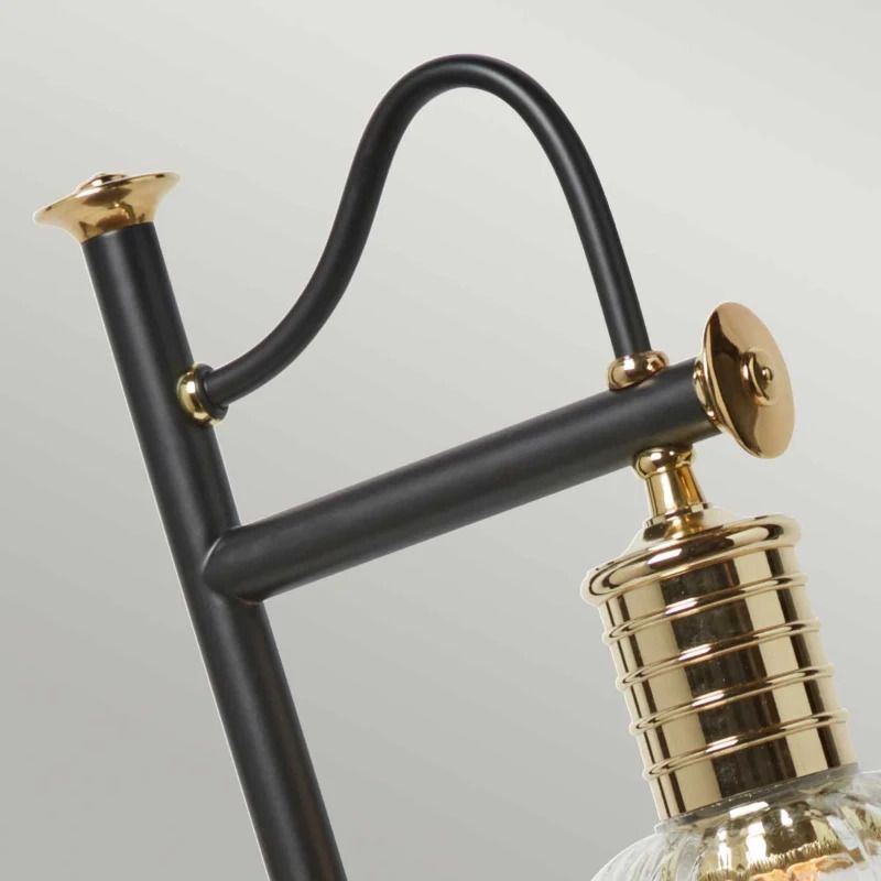 Elstead Lighting LED Tafellamp Douille | 1X E27 Max 60W | Black/Polished Brass