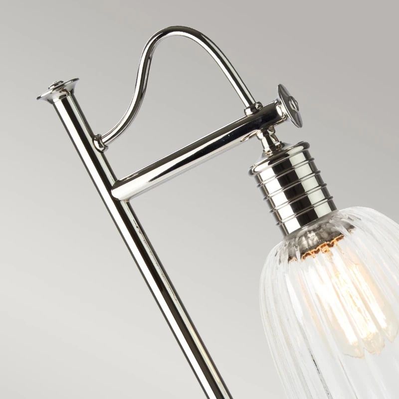 Elstead Lighting LED Tafellamp Douille | 1X E27 Max 60W | Polished Nickel