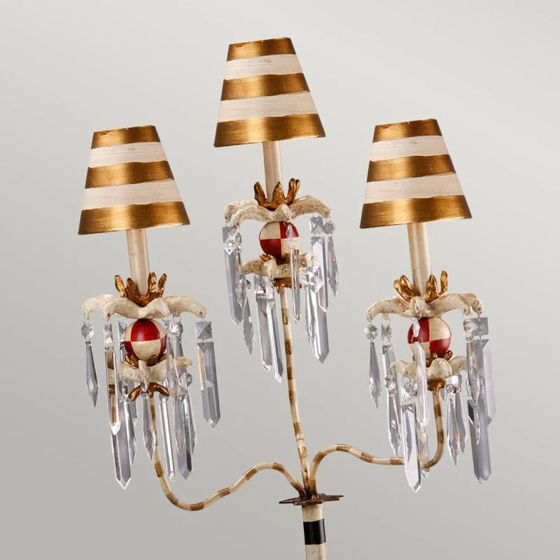 Flambeau LED Tafellamp Birdland | 1X E27 Max 60W | Cream & Gold