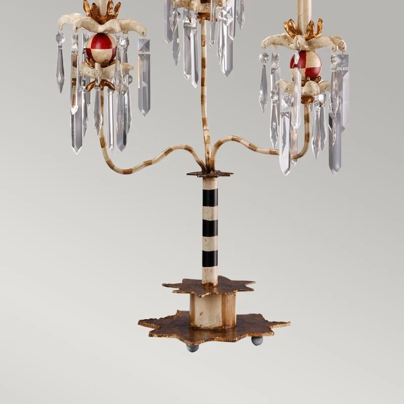 Flambeau LED Tafellamp Birdland | 1X E27 Max 60W | Cream & Gold
