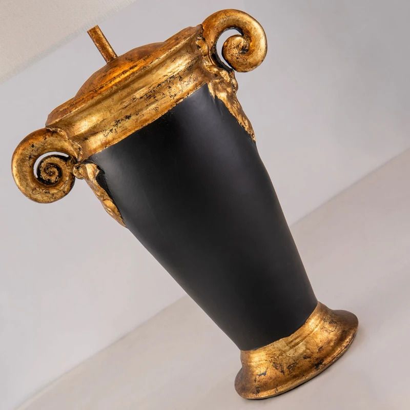 Flambeau LED Tafellamp Gallier | 1X E27 Max 60W | Black and Gold