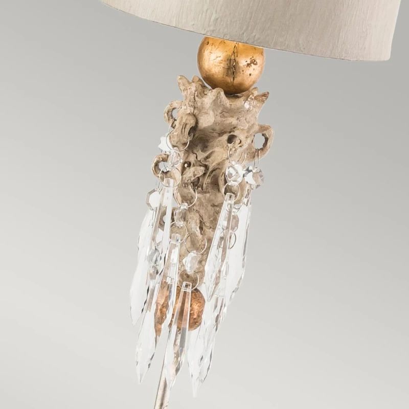 Flambeau LED Tafellamp Madison | 1X E27 Max 60W | Putty Patina, Gold Leaf.