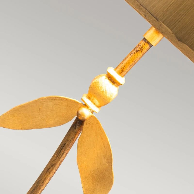 Flambeau LED Tafellamp Red Bell | 1X E27 Max 60W | Gold Leaf