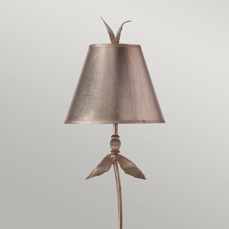 Flambeau LED Tafellamp Red Bell | 1X E27 Max 60W | Silver Leaf